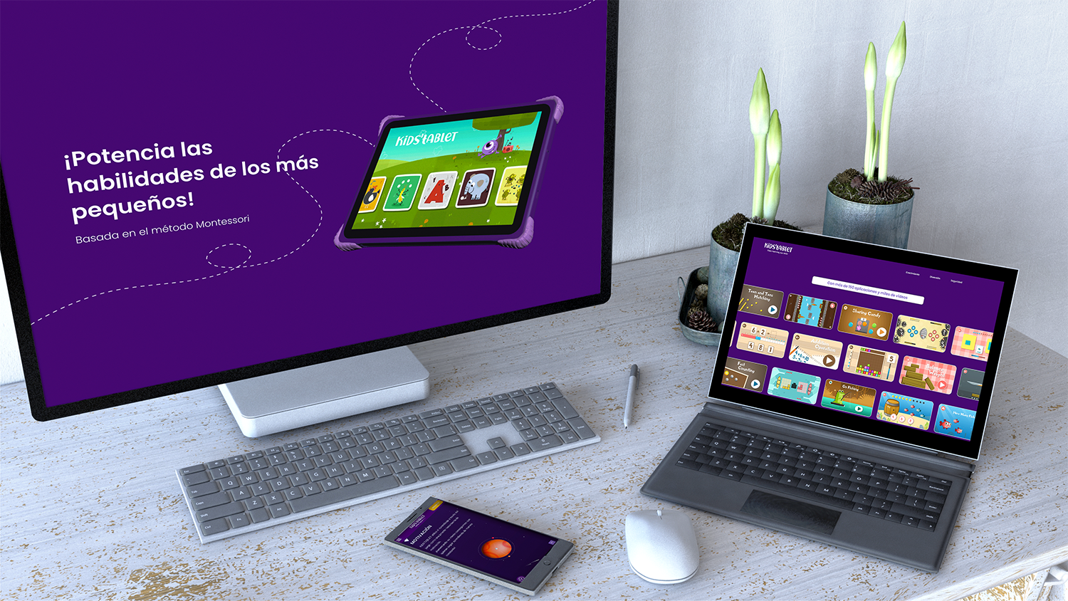 web producto infantil