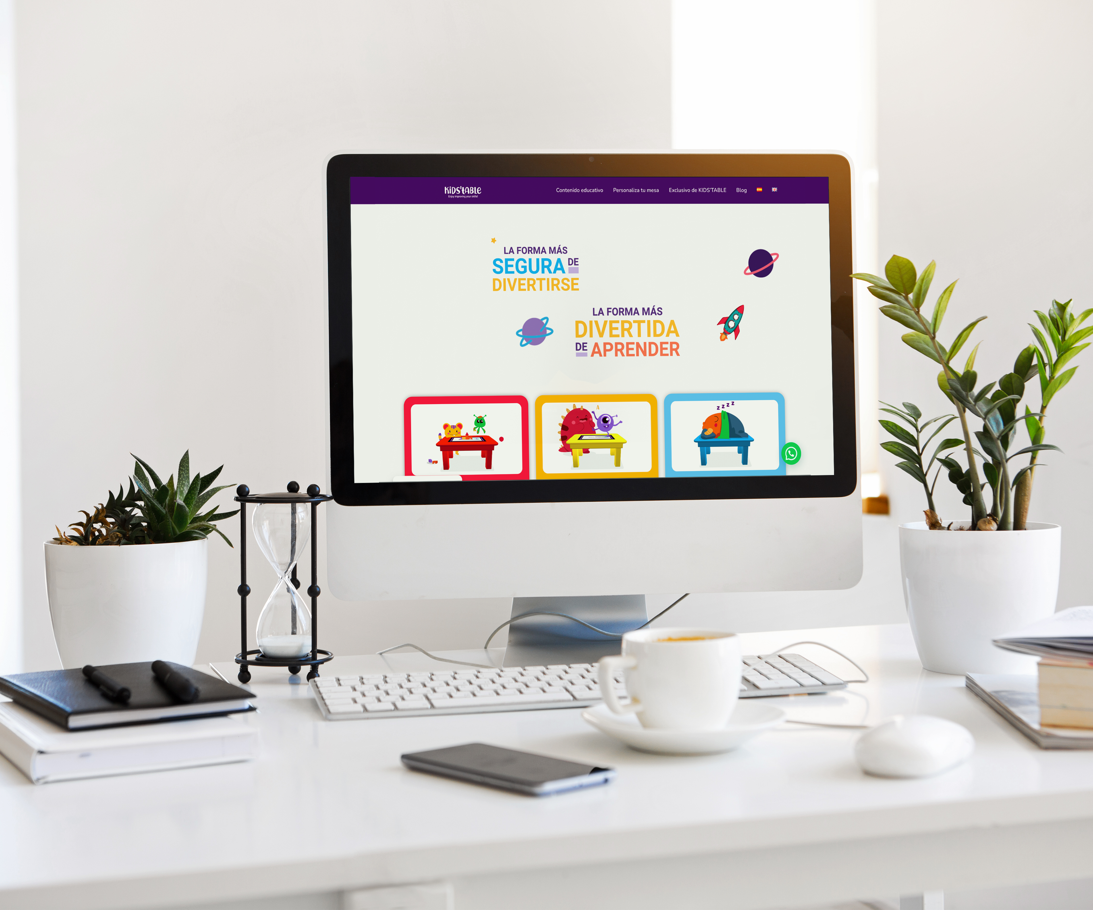 web producto infantil